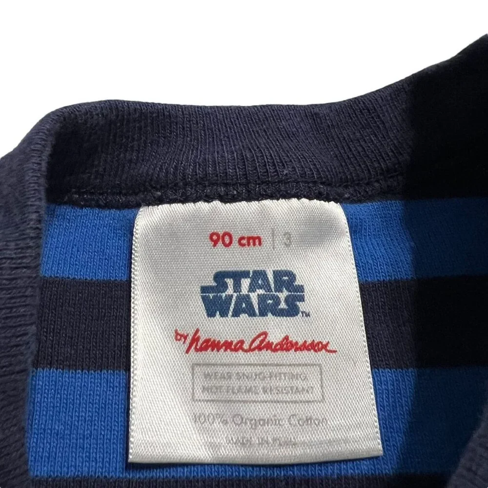 Hanna Andersson Sz 90 (3Y) Star Wars Storm Trooper Pajamas